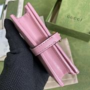 Gucci Jackie1961 Wallet Pink - 645536 – 11× 8.5x 3 cm - 3