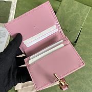 Gucci Jackie1961 Wallet Pink - 645536 – 11× 8.5x 3 cm - 2