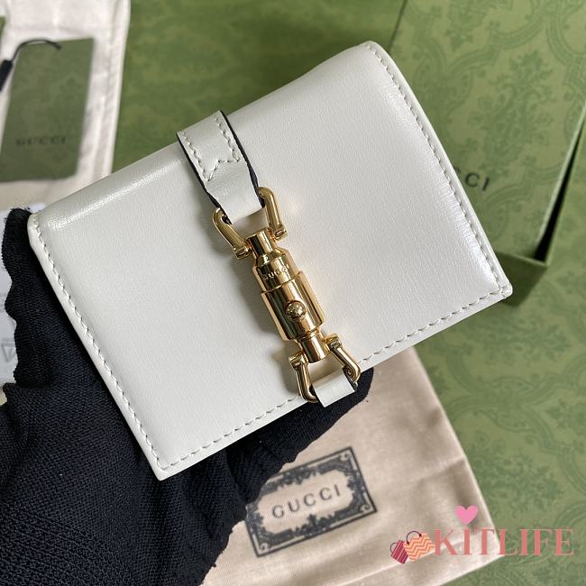 Gucci Jackie1961 Wallet White - 645536 – 11× 8.5x 3 cm - 1