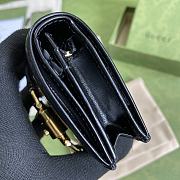 Gucci Jackie1961 Wallet Black - 645536 – 11× 8.5x 3 cm - 5