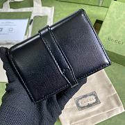 Gucci Jackie1961 Wallet Black - 645536 – 11× 8.5x 3 cm - 2