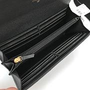 Chanel Leboy Lychee Cowhide Gold Hardware Long Wallet – 80286 - 10.5x19x3 cm - 5