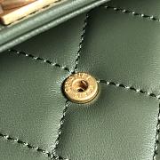 Chanel Leboy Imported Sheep Skin Gold Hardware Long Wallet Green – 80286 - 10.5x19x3 cm - 2