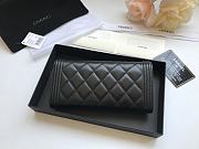 Chanel Leboy Imported Sheep Skin Gold Hardware Long Wallet Black – 80286 - 10.5x19x3 cm - 6