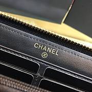 Chanel Classic Leboy Long Zipper Wallet Lychee Grain Cowhide Gold Hardware – 80288 - 10.5x19x2 cm - 4