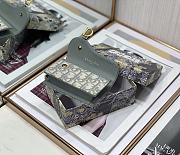 Dior Saddle Card Holder Oblique Grey – 2220 - 10.5cm - 4