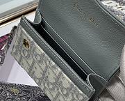 Dior Saddle Card Holder Oblique Grey – 2220 - 10.5cm - 2