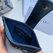 Dior Slender and Compact Dior Oblique Card Holder – D2162  - 6