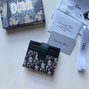 Dior Slender and Compact Dior Oblique Card Holder – D2162  - 2