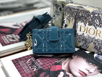 Dior Organ Card Case Prussian Blue – 2236 - 10.5cm 