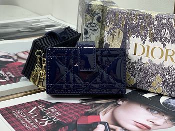 Dior Organ Card Case Navy Blue – 2236 - 10.5cm 