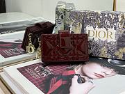 Dior Organ Card Case Burgundy – 2236 - 10.5cm  - 1