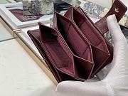 Dior Organ Card Case Burgundy – 2236 - 10.5cm  - 5