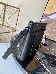 Louis Vuitton Aerogram Calfskin Clutch Black - M69837 - 30 x 22 x 5 cm - 4