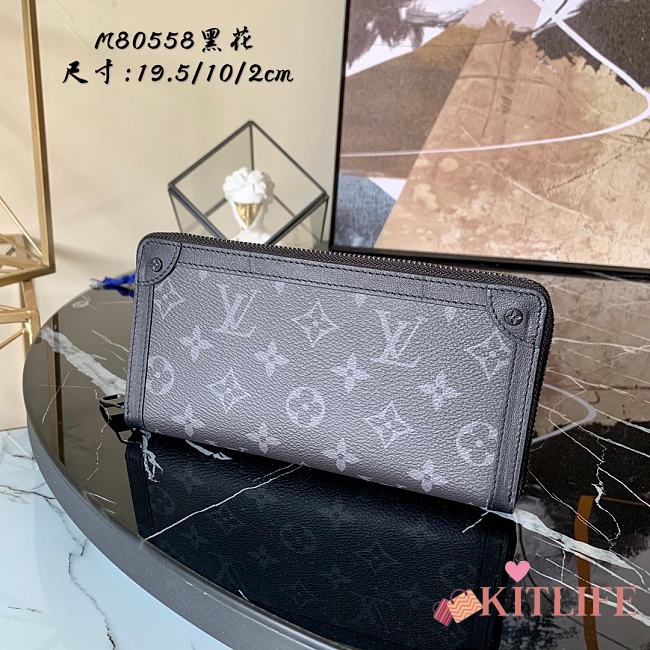 Louis Vuitton Multi Zipper Wallet Trunk Monogram Eclipse - M80556 - 19.5 x 10 x 2 cm - 1