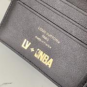 Louis Vuitton NBA Men's Card Holder Cowhide Trim Black - M80624 - 11.5 x 9 x 1.5 cm - 6