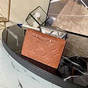 Louis Vuitton NBA New Men's Card Holder embossed Monogram Orange - M80545 - 8 x 11 x 1 cm - 2