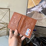 Louis Vuitton NBA New Men's Card Holder embossed Monogram Orange - M80545 - 8 x 11 x 1 cm - 5