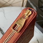 Louis Vuitton NBA New Men's Zipper Wallet embossed Monogram Orange - M80548 - 10 x 20 x 2 cm - 4