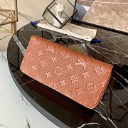 Louis Vuitton NBA New Men's Zipper Wallet embossed Monogram Orange - M80548 - 10 x 20 x 2 cm - 2