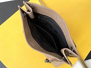 YSL Niki Shopping Bag Wrinkled Oil Wax Cowhide Deep Beige – 33x27x11.5cm - 2
