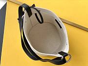 YSL Black Linen Bucket Shopping Bag – 669299 - 20cmx30cmx28.5 cm - 5
