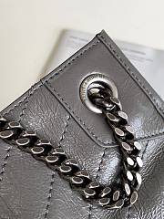 YSL Niki Shopping Bag Cowhide Elephant Grey – 577999 - 33x27x11.5 cm - 2