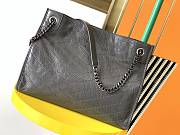 YSL Niki Shopping Bag Cowhide Elephant Grey – 577999 - 33x27x11.5 cm - 3