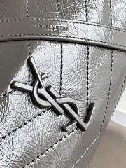 YSL Niki Shopping Bag Cowhide Elephant Grey – 577999 - 33x27x11.5 cm - 5