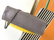 YSL Niki Shopping Bag Cowhide Dove Grey – 577999 - 33x27x11.5 cm - 3