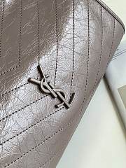 YSL Niki Shopping Bag Cowhide Dove Grey – 577999 - 33x27x11.5 cm - 4