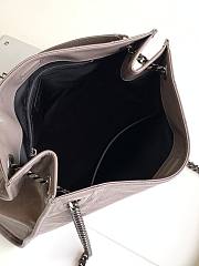 YSL Niki Shopping Bag Cowhide Dove Grey – 577999 - 33x27x11.5 cm - 5
