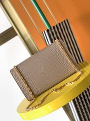 YSL Kate Clutch Chain Bag Crocodile Beige – 354119 - 24x14.5x5.5 cm - 4
