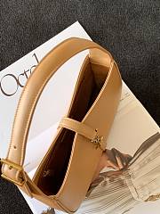 YSL Le 5 À 7 Hobo Bag In Smooth Leather Beige – 657228 – 23X16X6.5 cm - 6