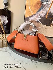 Louis Vuitton Mini Capucines Nile Snake Skin Brown – M80007 – 21x14x8 cm - 1