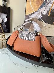 Louis Vuitton Mini Capucines Nile Snake Skin Brown – M80007 – 21x14x8 cm - 2
