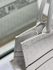 Dior Small Book Tote Shopping White - 1287 - 36×28 cm - 2