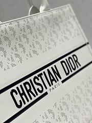 Dior Small Book Tote Shopping White - 1287 - 36×28 cm - 3