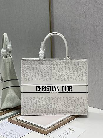 Dior Book Tote Shopping White - 1287 – 41x32 cm