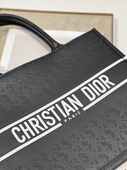 Dior Small Book Tote Shopping Black - 1287 – 36×28 cm - 4
