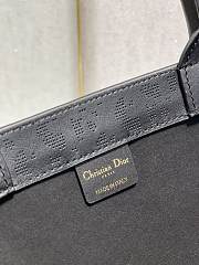 Dior Small Book Tote Shopping Black - 1287 – 36×28 cm - 5