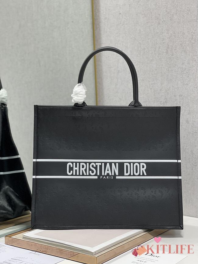 Dior Book Tote Shopping Black - 1287 – 41x32 cm - 1