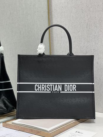 Dior Book Tote Shopping Black - 1287 – 41x32 cm