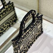Dior Mini Book Tote Gold Leopard Print - 1288 - 24x17x7 cm - 6