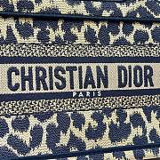 Dior Mini Book Tote Gold Leopard Print - 1288 - 24x17x7 cm - 2