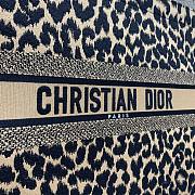 Dior Book Tote Gold Leopard Print - 1286 – 41x32 cm - 4