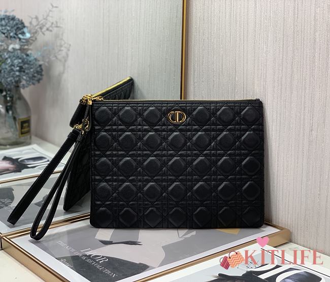 Dior Caro Daily Clutch Black - 2274 – 30x21.5cm - 1