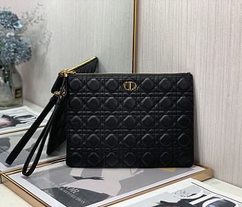 Dior Caro Daily Clutch Black - 2274 – 30x21.5cm