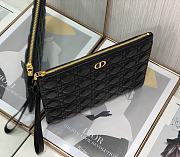 Dior Caro Daily Clutch Black - 2274 – 30x21.5cm - 6