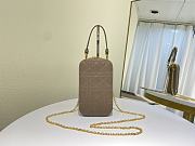 Dior Phone Holder Bag Brown - S0872O - 18 x 10.5 x 2.5 cm - 1